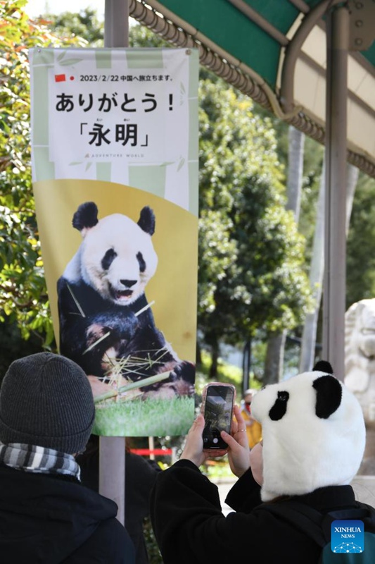 Wajapan wawaaga kwa kuwapungia mkono wa kwaheri panda wengine watatu wanaorejea China