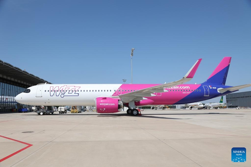 Ndege ya Airbus iliyounganishwa sehemu?zake nchini China yakabidhiwa kwa shirika la ndege la Ulaya