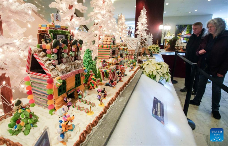 Sanamu?zaidi ya 30 za nyumba za mkate wa tangawizi zaonyeshwa Vancouver, Canada kuelekea Sikukuu ya Krismasi