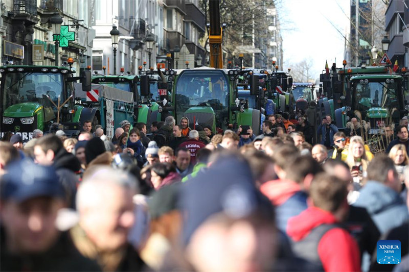 Waandamanaji wafunga barabara karibu na mkutano wa kilele wa EU?mjini Brussels