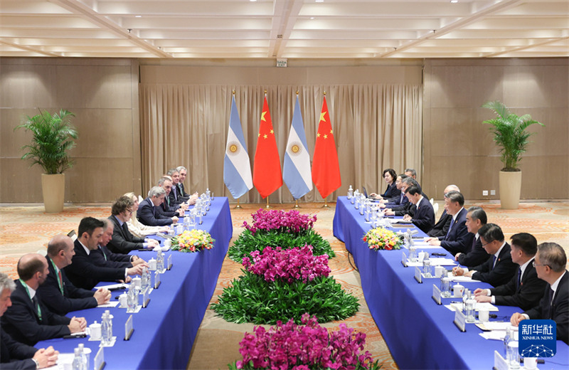 Rais Xi Jinping wa China akutana na?Rais wa Argentina?Javier Milei