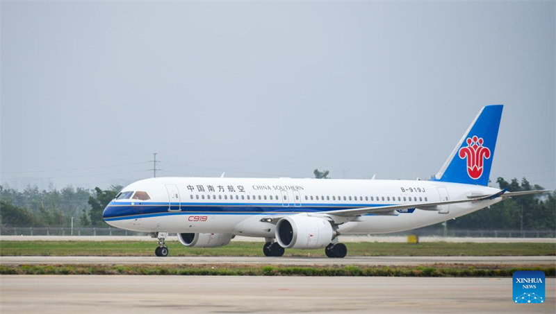 Ndege ya?C919 yafanya safari ya kibiashara kwa mafanikio kwenye Njia ya Guangzhou-Haikou