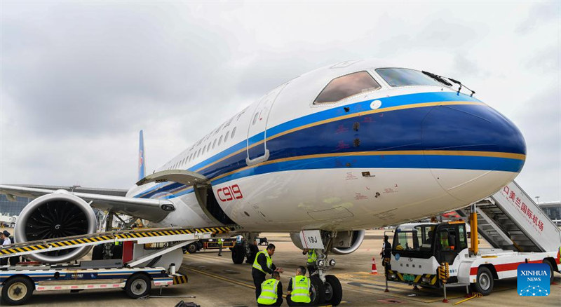 Ndege ya?C919 yafanya safari ya kibiashara kwa mafanikio kwenye Njia ya Guangzhou-Haikou