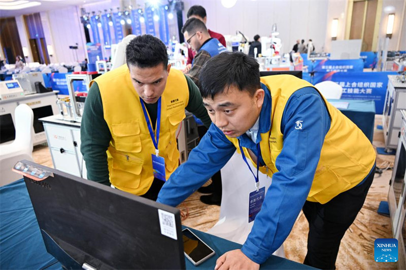 Shindano la 3 la Ufundi stadi?wa Wafanyakazi wa Nchi za SCO laanza mjini Qingdao, Shandong, China