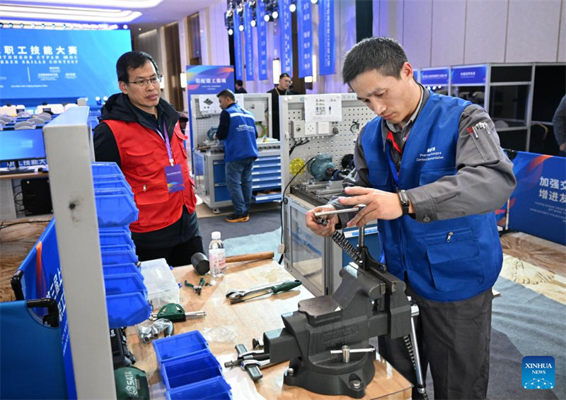 Shindano la 3 la Ufundi stadi?wa Wafanyakazi wa Nchi za SCO laanza mjini Qingdao, Shandong, China