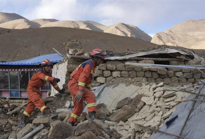 Tetemeko la ardhi mkoani Xizang, China laua watu 126, juhudi za pande?zote za uokoaji zaendelea