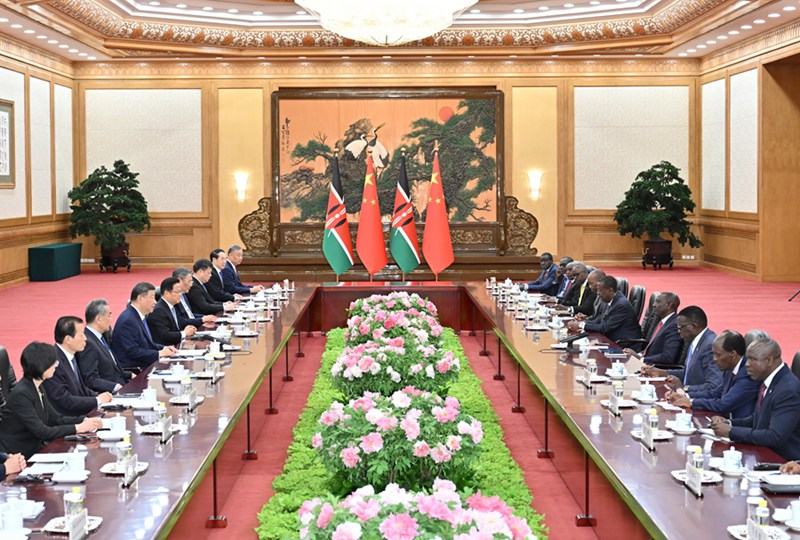 Rais Xi Jinping afanya mazungumzo na?mwenzake wa Kenya William Ruto