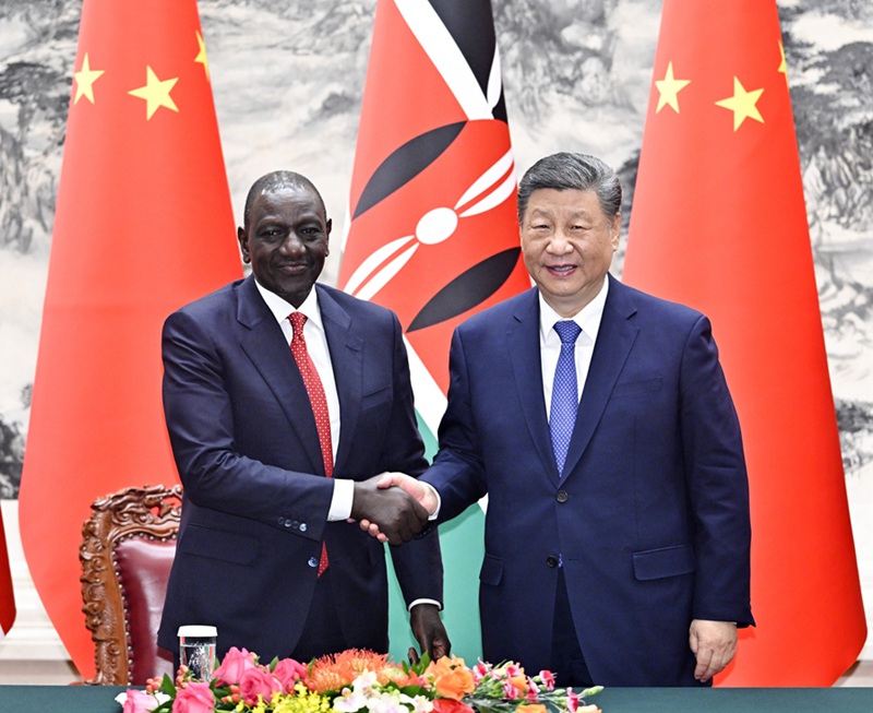 Rais Xi Jinping afanya mazungumzo na?mwenzake wa Kenya William Ruto