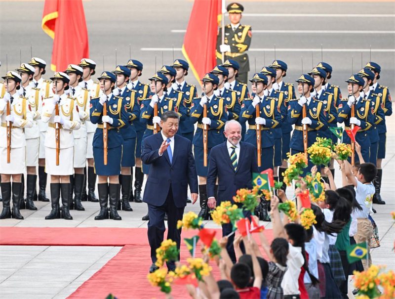 Rais Xi Jinping afanya mazungumzo na Rais wa Brazil Luiz Inacio Lula da Silva