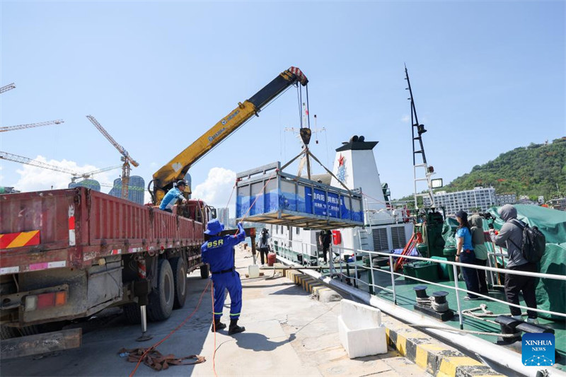 Pomboo aliyekuwa amekwama arudi baharini baada ya kupata huduma maalumu Kusini?mwa China