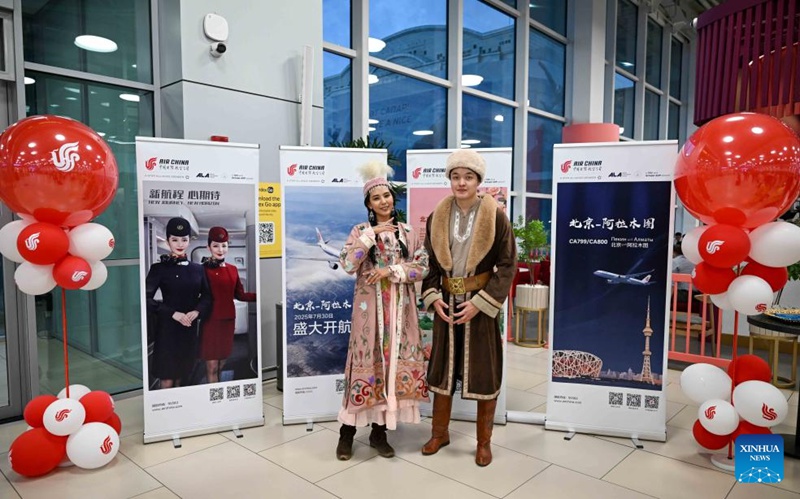 Shirika la Ndege la China lazindua njia ya usafiri wa ndege wa moja kwa moja kati ya Miji ya Beijing na Almaty,?Kazakhstan
