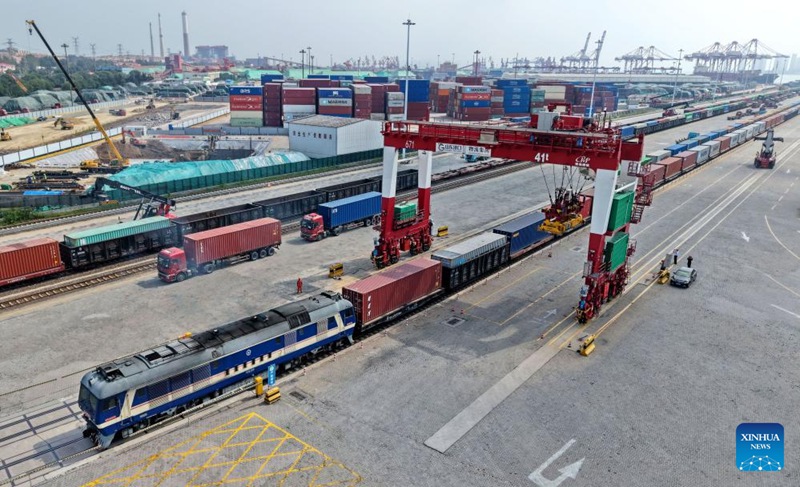 Bandari ya Qingdao yaongeza njia 22 mpya kusafirisha mizigo nje ya nchi mwaka huu